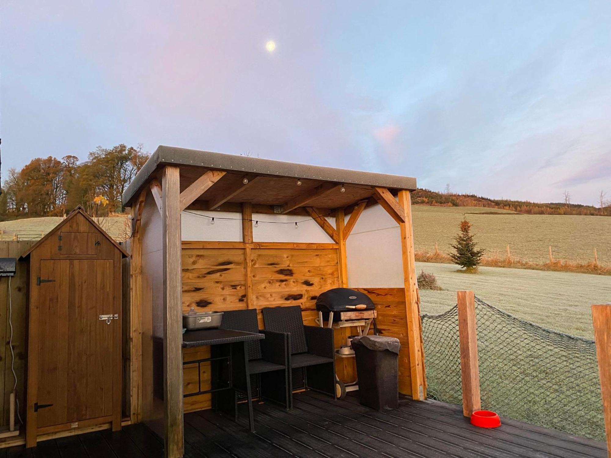 Stunning Shepherds Hut rural bliss Dumfries Exterior foto