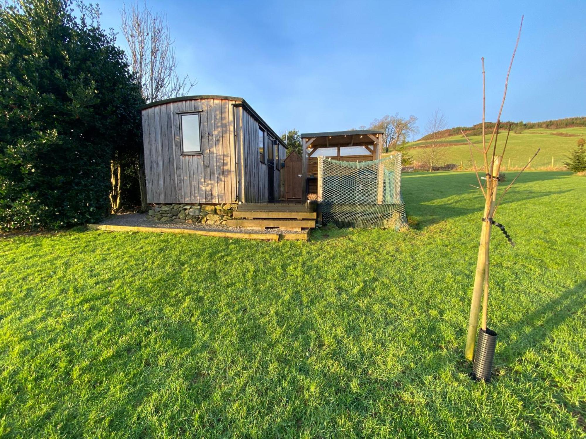 Stunning Shepherds Hut rural bliss Dumfries Exterior foto